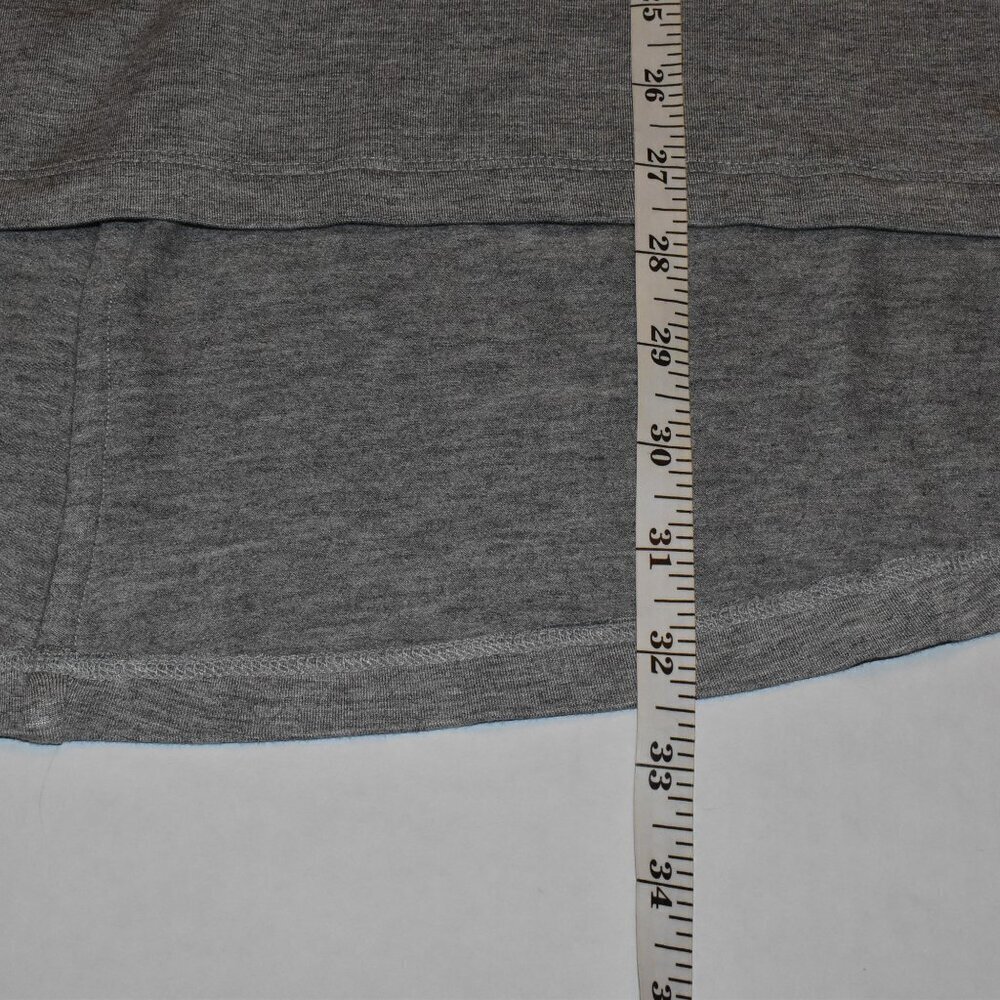 Grace Pullover High Low 3/4 Sleeve Top Gray Size 3X - Picture 5 of 9